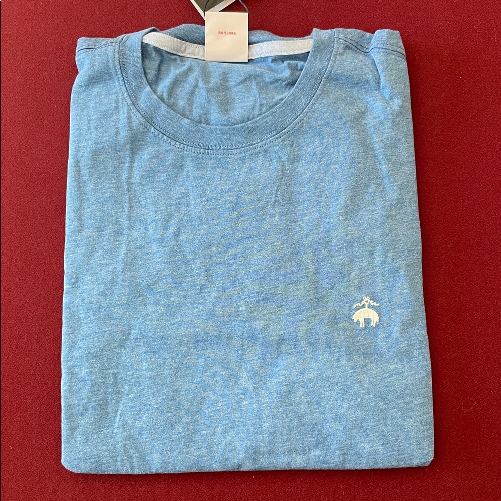 Brooks Brothers Supima® Cotton Jersey T-Shirt Blue Medium NWT